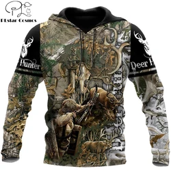 Sudadera con Capucha Camuflaje 3D KJ0231 – Cierre Completo