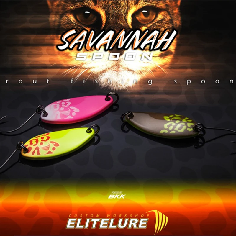 ELITELURE-cebo de lentejuelas de trucha Makou Luofei, cebo de corriente, subcebo