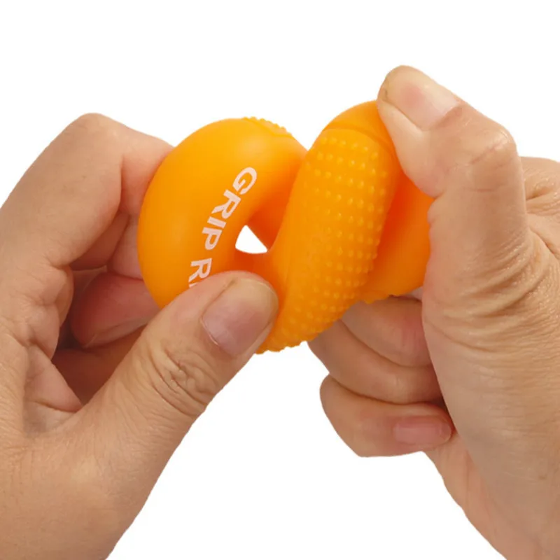 Anillo de agarre de mano, expansor carpiano, entrenador de dedo, agarre de fuerza, rehabilitación de Pow, anillo de estrés, bola, equipo de Fitness - imagen 2