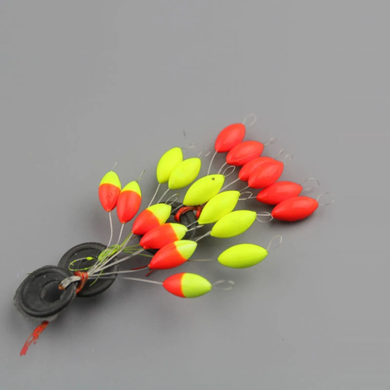 Seven star Float Beans, flotador de Pesca de espuma de tamaño grande, mediano y pequeño, accesorios de aparejos de Pesca de carpa, boyas J253, 30 unidades por lote - imagen 2