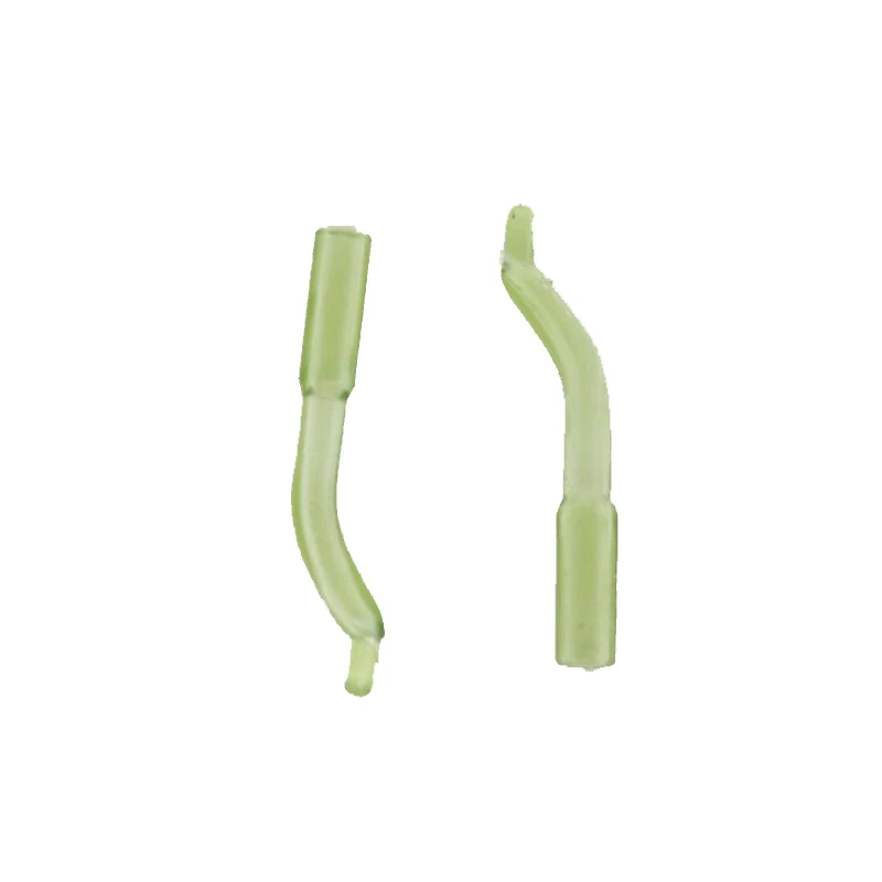 1000 Uds. Gancho de pesca verde/transparente, manga de manguera, tubo de punta, Terminal posicionador, giratorios antienredos, conectar accesorios de carpa - imagen 5