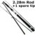 2.28m rod and tip