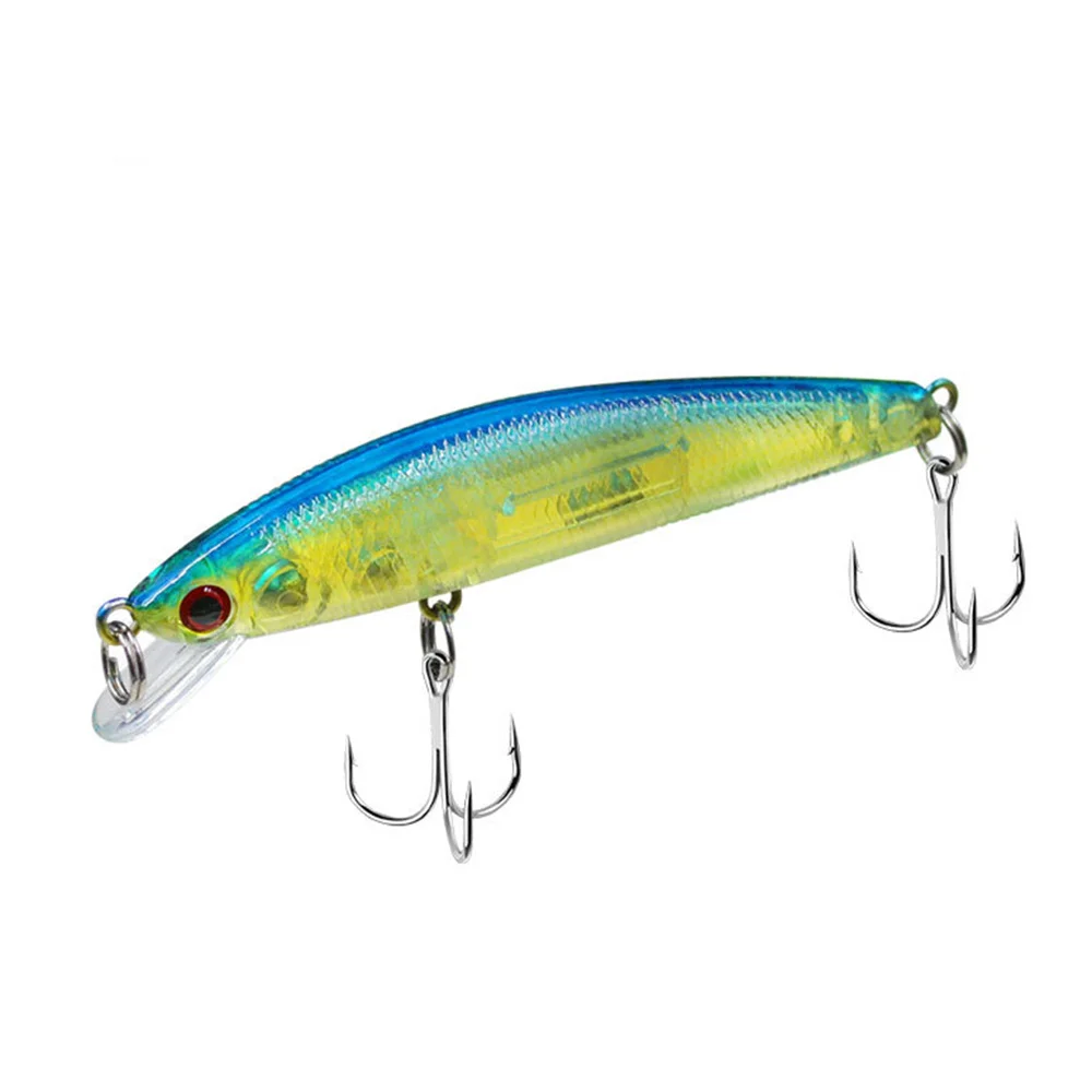 Señuelos de Pesca Wobbler, cebo Artificial flotante láser, ojos 3D, 8,5 cm, 7,5g, Crankbait, Minnow, aparejos de Pesca para lucios, 1 ud. - imagen 2