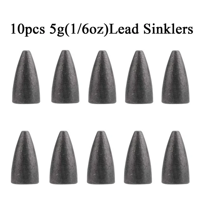10pcs 5g sinkers
