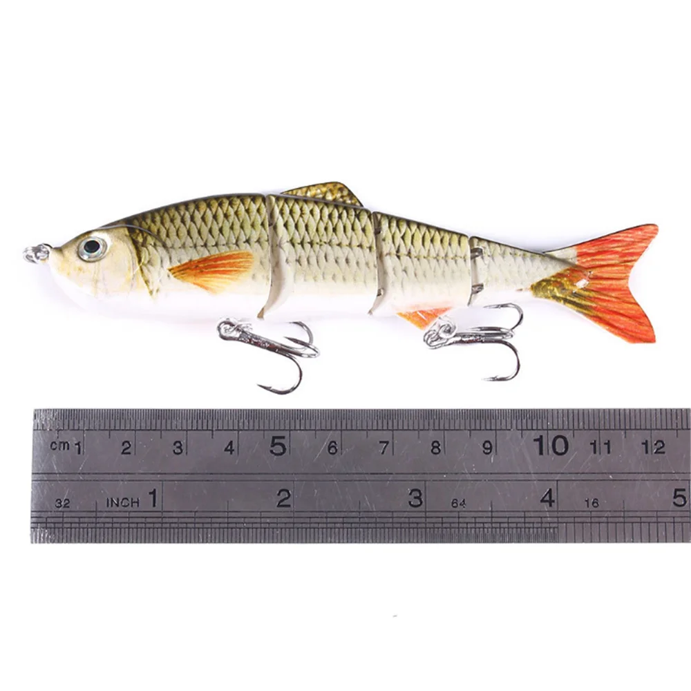 Señuelo de pesca Wobblers que se hunden, secciones multiarticuladas, cebo duro Artificial, Swimbait, herramientas de pesca de carpa, 1 Uds., 12cm, 16,6g - imagen 2