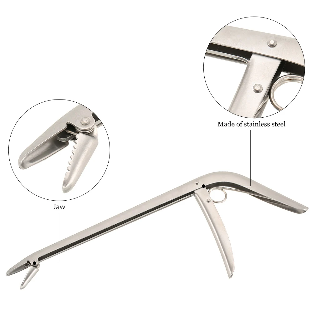 Lixada-Extractor de anzuelos de pesca de acero inoxidable, herramienta de extracción de anzuelos, todo para la pesca, suministros de pesca de invierno - imagen 5