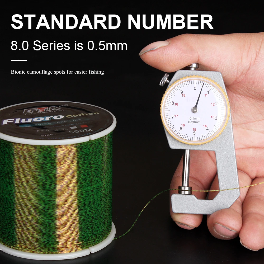 FTK-línea de pesca de fibra de carbono Invisible, hilo de pesca de fluorocarbono, 300m, 4.13LB-34.32LB/0,14mm-0,5mm, pesca en barco oceánico - imagen 2