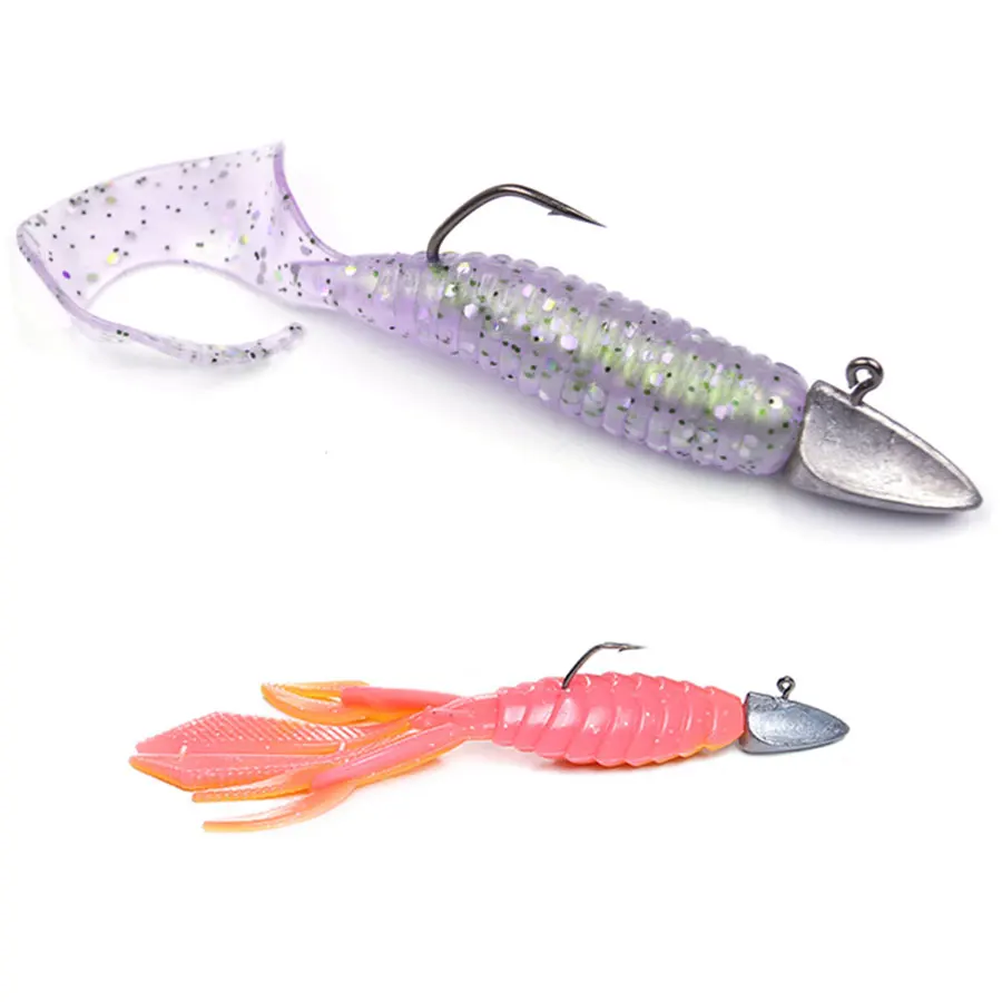 5 unids/lote 3,5g 5g 7g 10g 14g 20g anzuelos con cabeza triangular para aparejos de pesca de gusano suave anzuelo de pesca de mar señuelo cebo - imagen 3