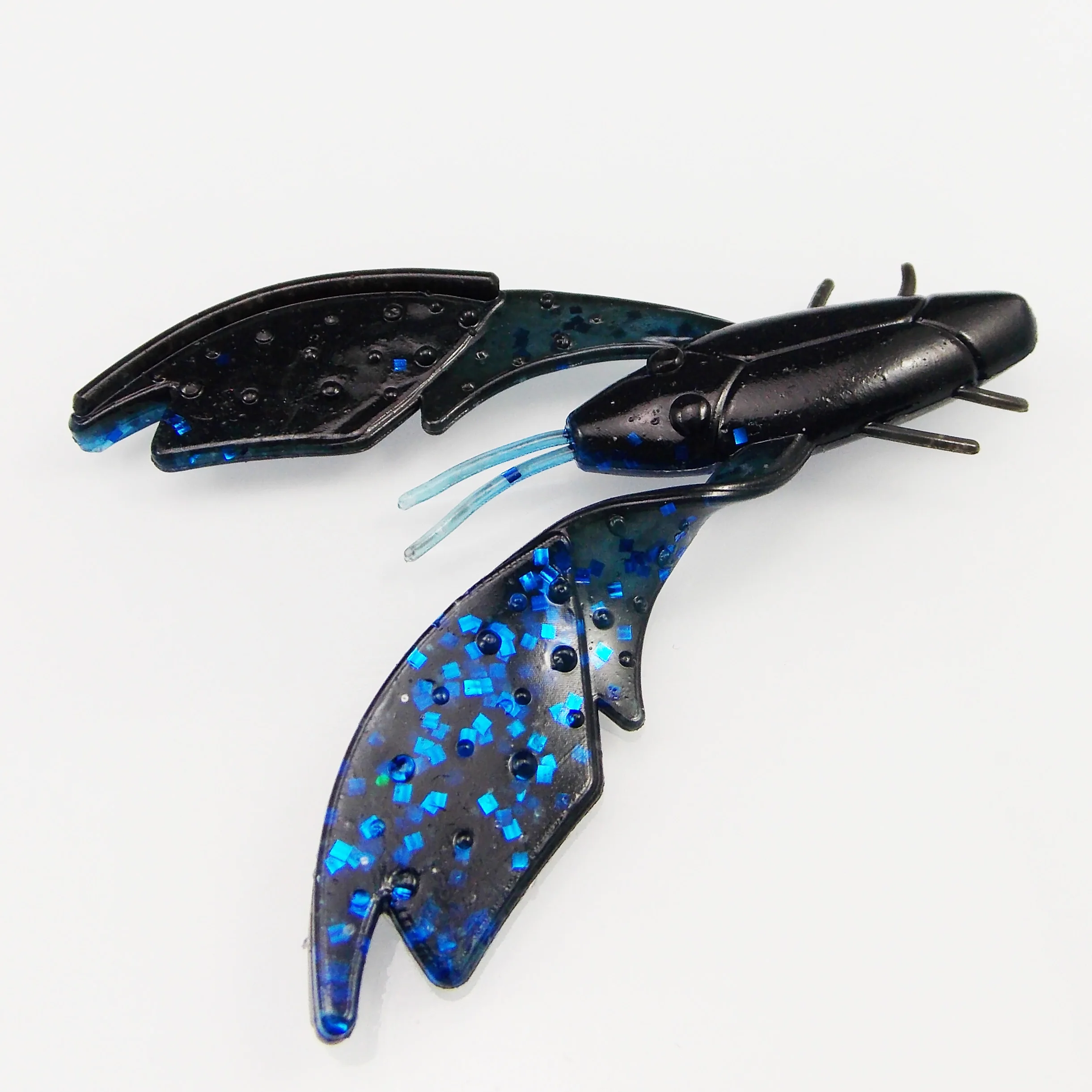 KESFISHING-Señuelos de Pesca perfumados, sales Chunk Craw, 3 ", 5,4g, para lubina, Lucio, Leurre Souple Isca, cebos artificiales suaves