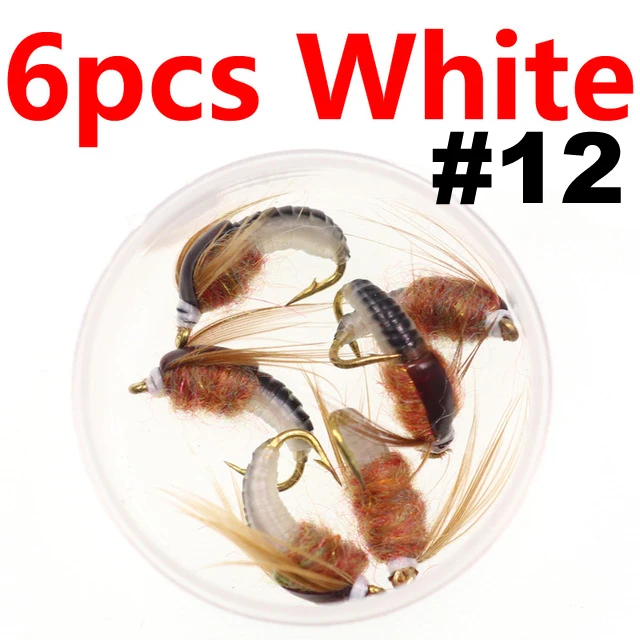 6PCS White 12