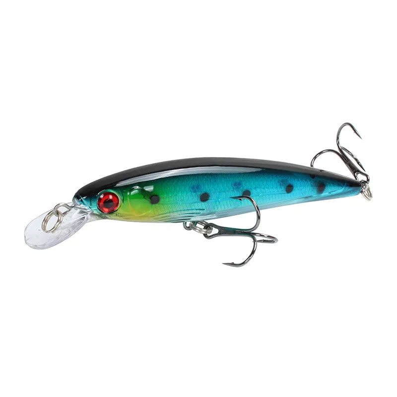 Señuelo de Pesca flotante con láser, 11cm, 13,5g, Crankbait, cebo duro de plástico artificial, Wobblers de lubina, aparejos de Pesca de carpa - imagen 2