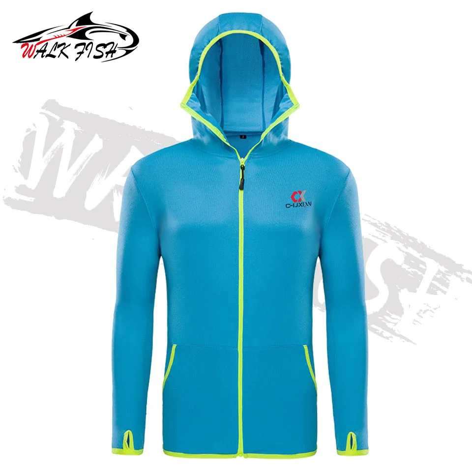 WALK FISH camisa de pesca, ropa transpirable, camisas de pesca impermeables, chaqueta de pesca de manga larga, ropa de pesca de secado rápido - imagen 4