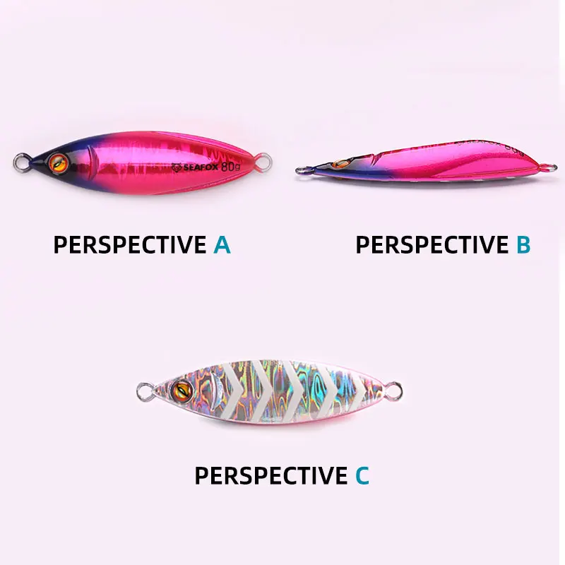 Señuelos Jig Metal SF01 – Pesas 30-80g para pesca - imagen 3