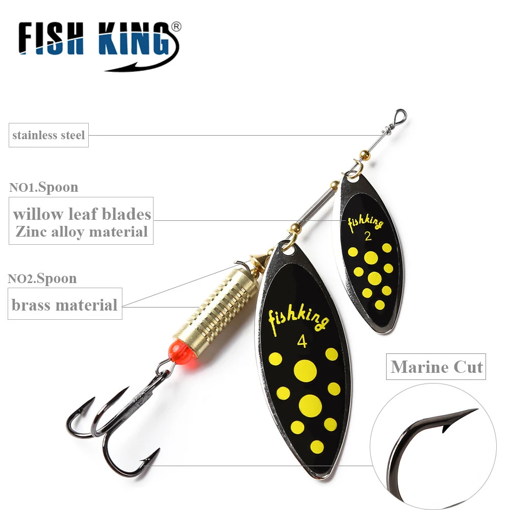 FTK-Cebo giratorio de Metal Artificial con anzuelos triples, señuelos de lubina, cuchara dura, accesorios de pesca de Lucio, 20g, 1 unidad, 10 colores - imagen 5