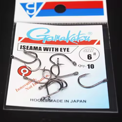 Anzuelos circulares Iseama Gamakatsu – Ojo de anillo japonés