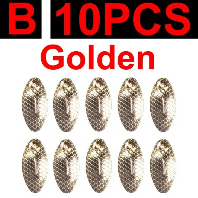 B 10pcs golden