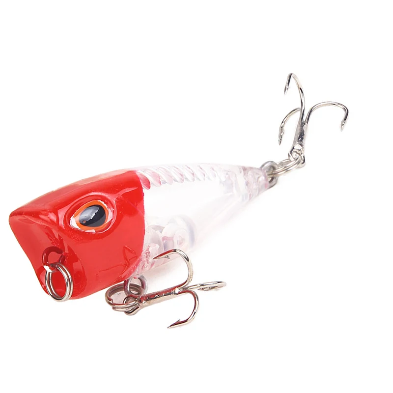Señuelos de Pesca de pececillos, 1 piezas, 4cm, 3,3g, Crankbait articulado, Swimbait Popper, cebo Artificial duro, aparejos de pesca - imagen 4
