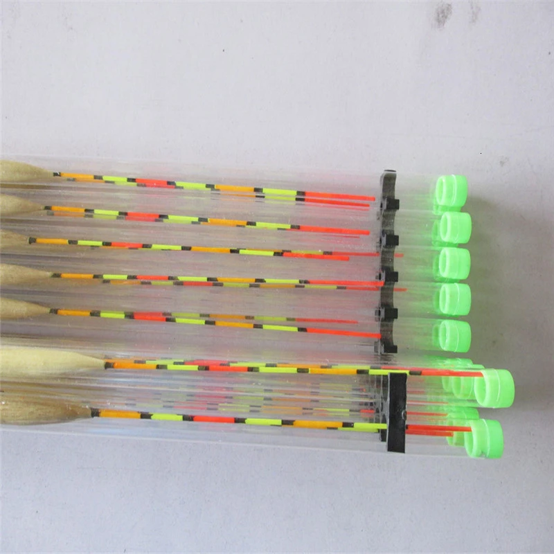 5 unids/lote flotador de pesca Balsa de madera agua poco profunda flotador de hielo Peche Bobbers flotador de pescado de madera accesorios de pesca aparejos - imagen 4