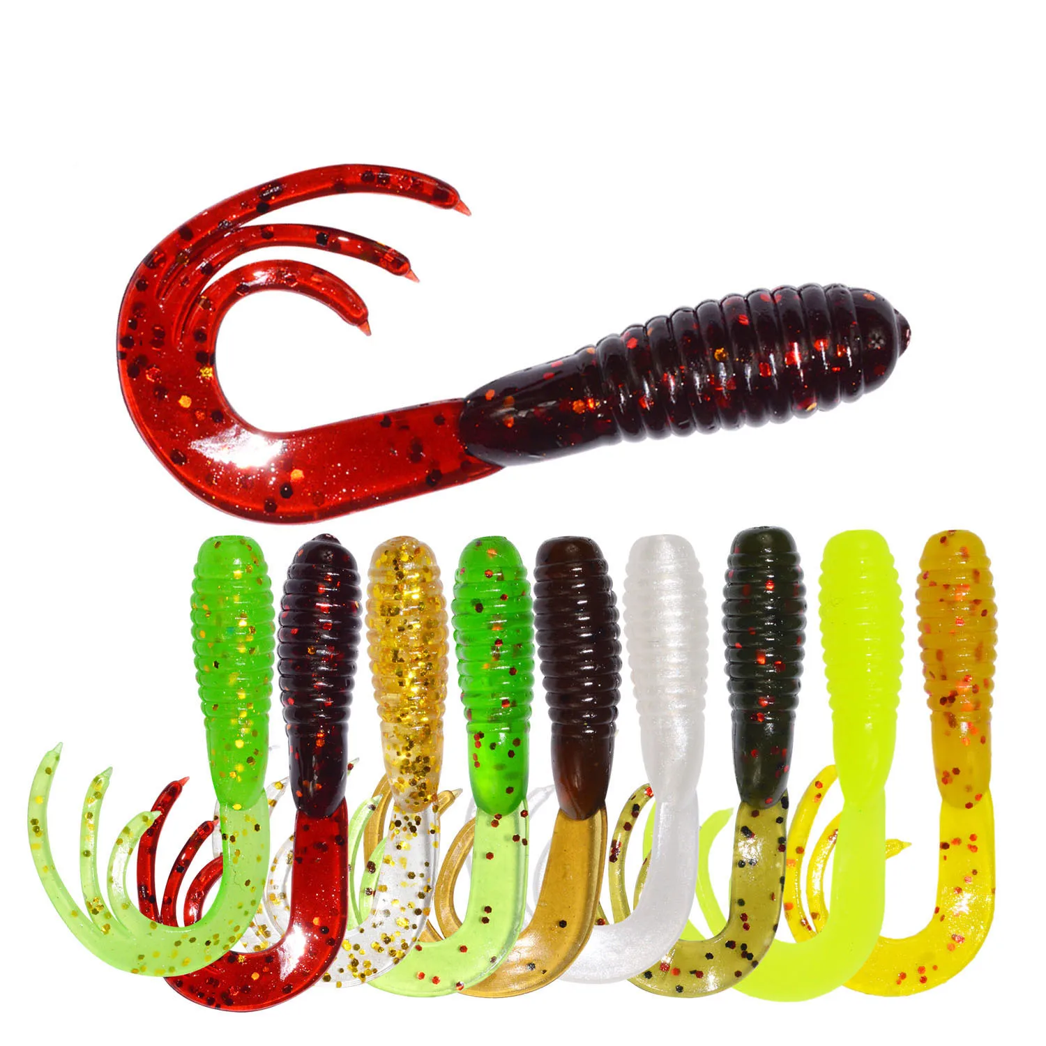 ILure 50 unids/lote señuelo suave de pesca 38mm 0,7g Softbait Swimbait garra cebo Artificial Señuelos de Pesca aparejos de pesca Crankbait