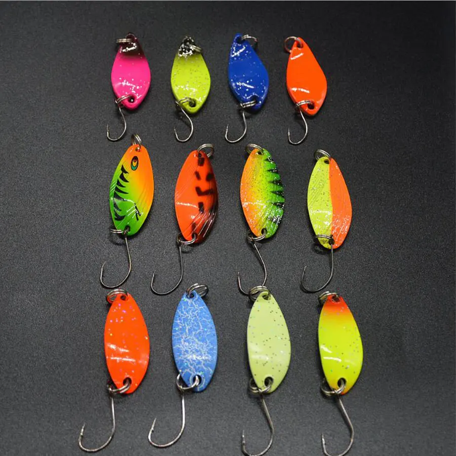 JYJ-SEÑUELOS de metal duro, 12 piezas por caja, 2g, 3g, 4g, 4,5g - imagen 4