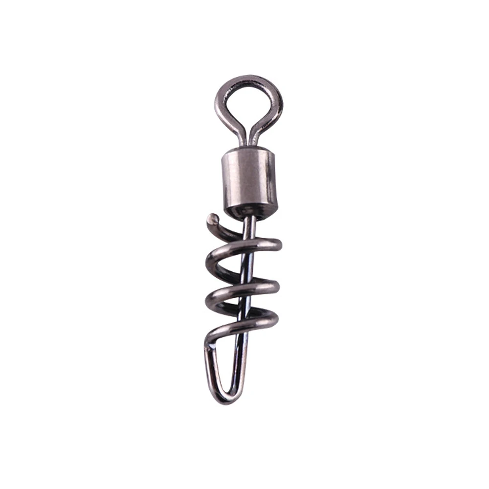 Conector de pesca con anillos giratorios, Pin de rodamiento, accesorio de pesca, 10 unids/lote