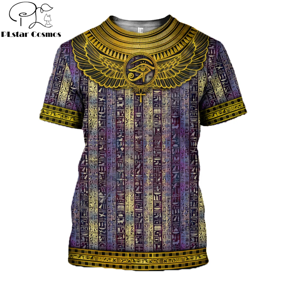 Camiseta Manga Corta Ojo de Horus – Estampado 3D Egipcio Unisex - imagen 2