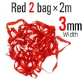 3mm 2bag  Red