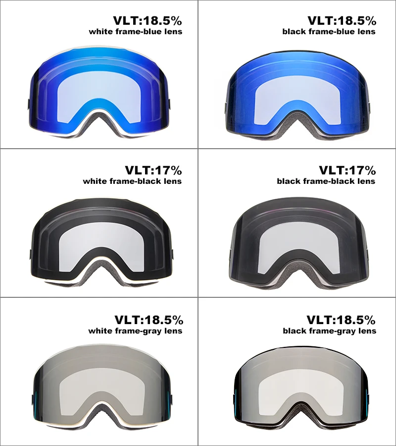 Mosodo-Gafas de esquí de diseño cilíndrico para hombre y mujer, lentes de esquí alpino para nieve, campo de visión Ultra ancho - imagen 5