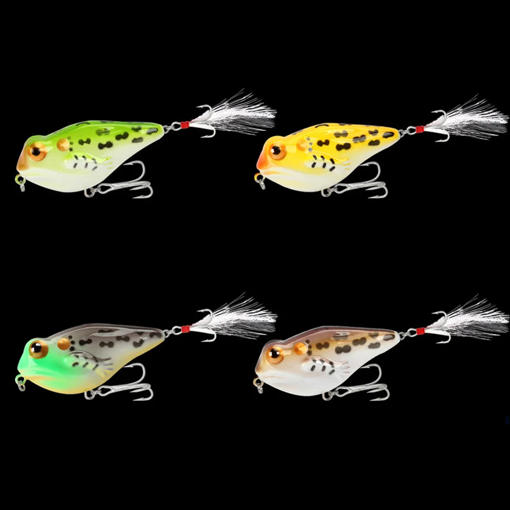 Señuelo duro de pesca Crankbait, cebo de plástico japonés, 6cm/8g, Rana, roca fioating, Topwater, Wobblers Minnow, 1 unidad - imagen 2