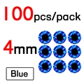 4mm Blue 100pcs