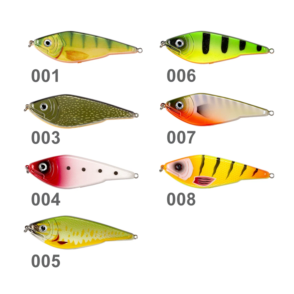 Hunthouse-señuelo de Pesca de Lucio, cebos de hundimiento lento, crankbait, wobblers, Leurre - imagen 5