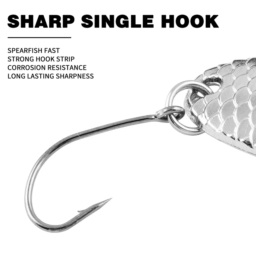 Afrega tu experiencia de pesca con este gancho único duradero y afilado