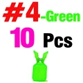 No4 Green 10Pcs