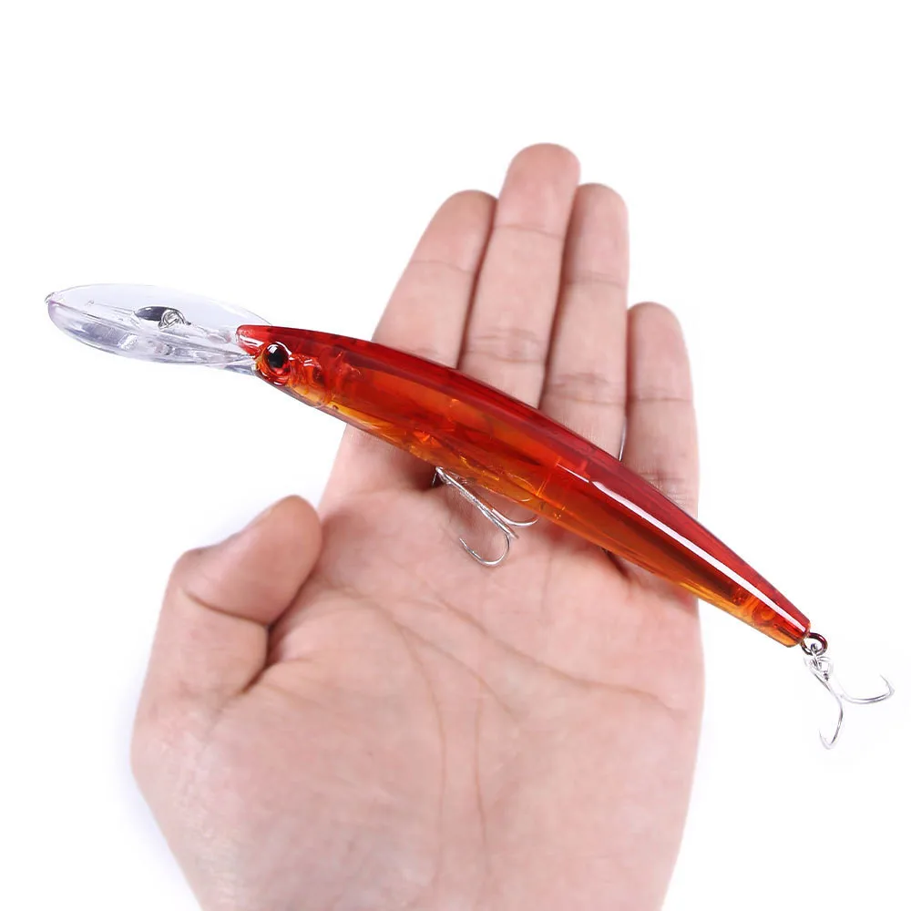 Señuelo de pesca flotante, cebo Artificial duro, Crankbait, lubina, Lucio, Carpa, aparejos, 17cm, 23,5g, 1 unidad - imagen 4