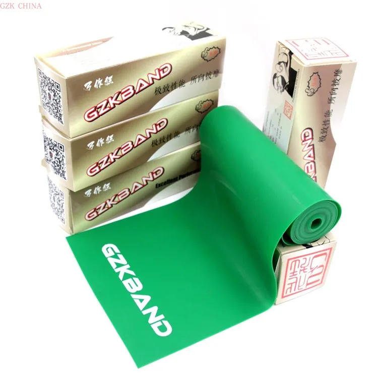 Tirachinas 2Mters * 15cm banda verde GZK utilizada para tiro de catapulta de caza con tirachinas DIY - imagen 3