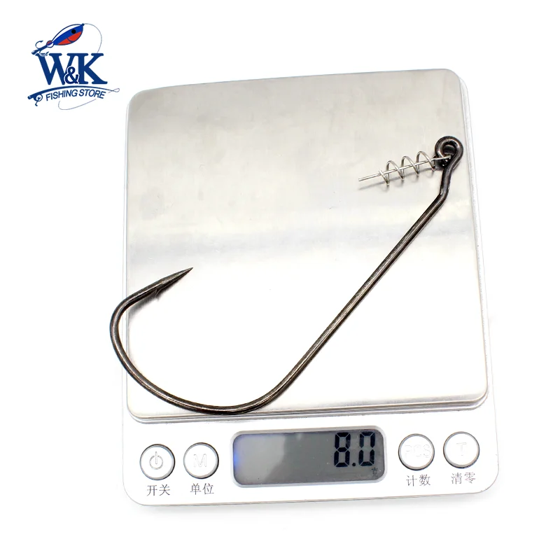 Anzuelo de pesca de gusano grande para Lucio, cebos blandos, Señuelos de Pesca en barco de agua dulce, 12/0 y 10/0 - imagen 5