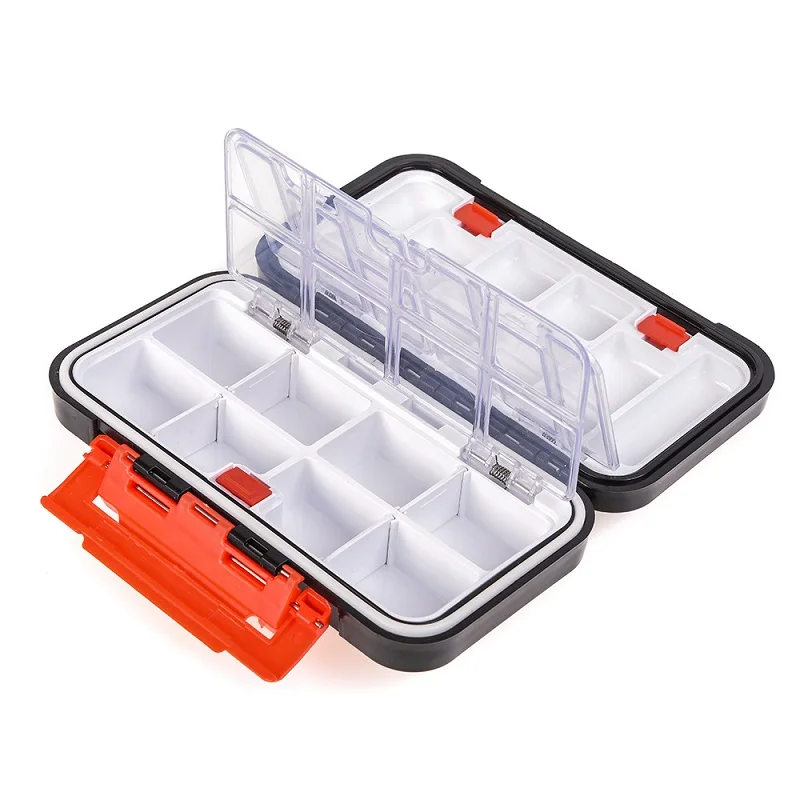 Caja de aparejos de pesca a prueba de agua, ganchos, accesorios para señuelos, caja para herramientas de pesca, caja de almacenamiento, cajas de artículos de pesca de carpa de doble cara - imagen 5