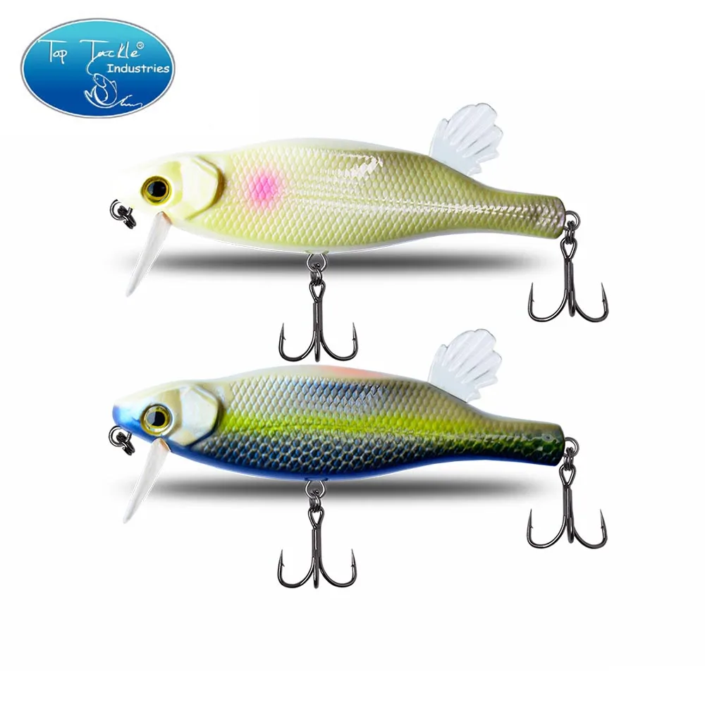 Señuelo de Pesca de pececillos, anzuelos de Pesca de 85mm y 11,5g, aparejos Wobbler, Crankbait, cebo duro Artificial de Japón, Swimbait, 1 piezas - imagen 3