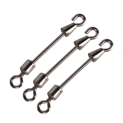 Conector rápido abierto acero inox – Eslabón presión + plomo rodante