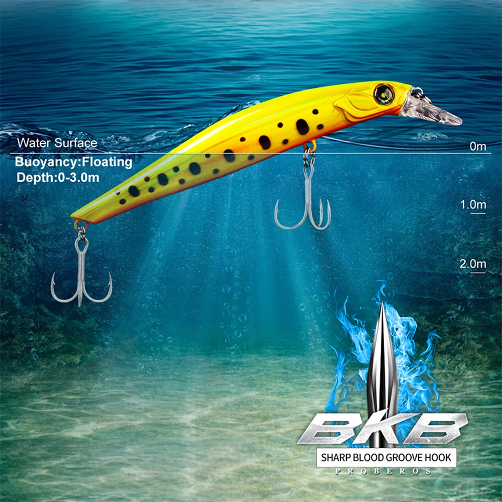 SIECHI-señuelo de pesca con anzuelos BKB, señuelo para pececillos, G-24 3g-11.5. 5g - imagen 4