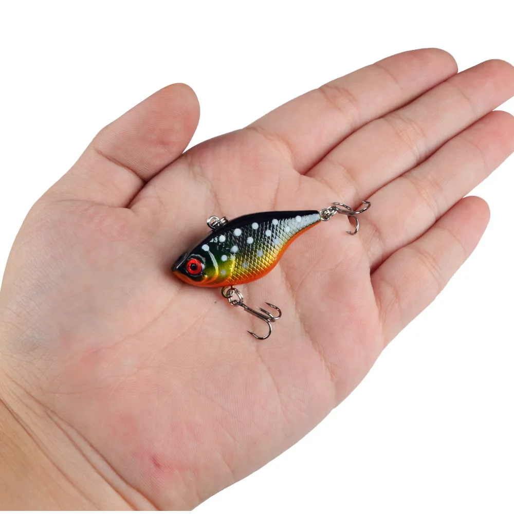 Señuelo de Pesca duro, 1 piezas, 4m, 4,7g, plástico ABS, cebo Artificial, anzuelos triples, aparejos de Pesca - imagen 4