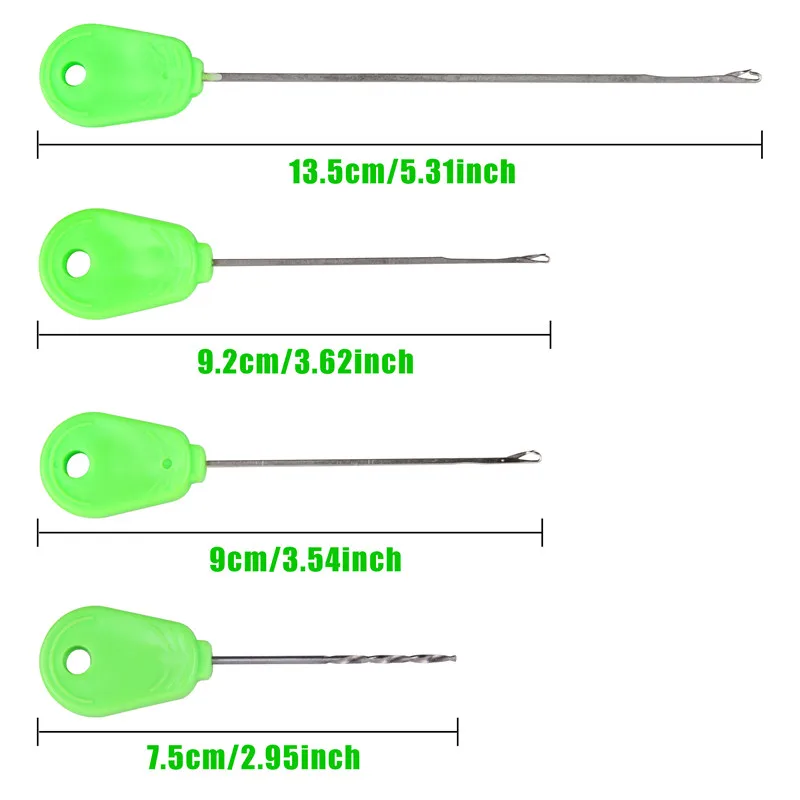 7 Uds. Accesorios de pesca de carpa, Boilies, cebos, taladro, aguja de cebo, aparejos para el cabello, cebo, herramientas de pesca con tapones de refuerzo - imagen 2