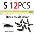 12pcs Black S