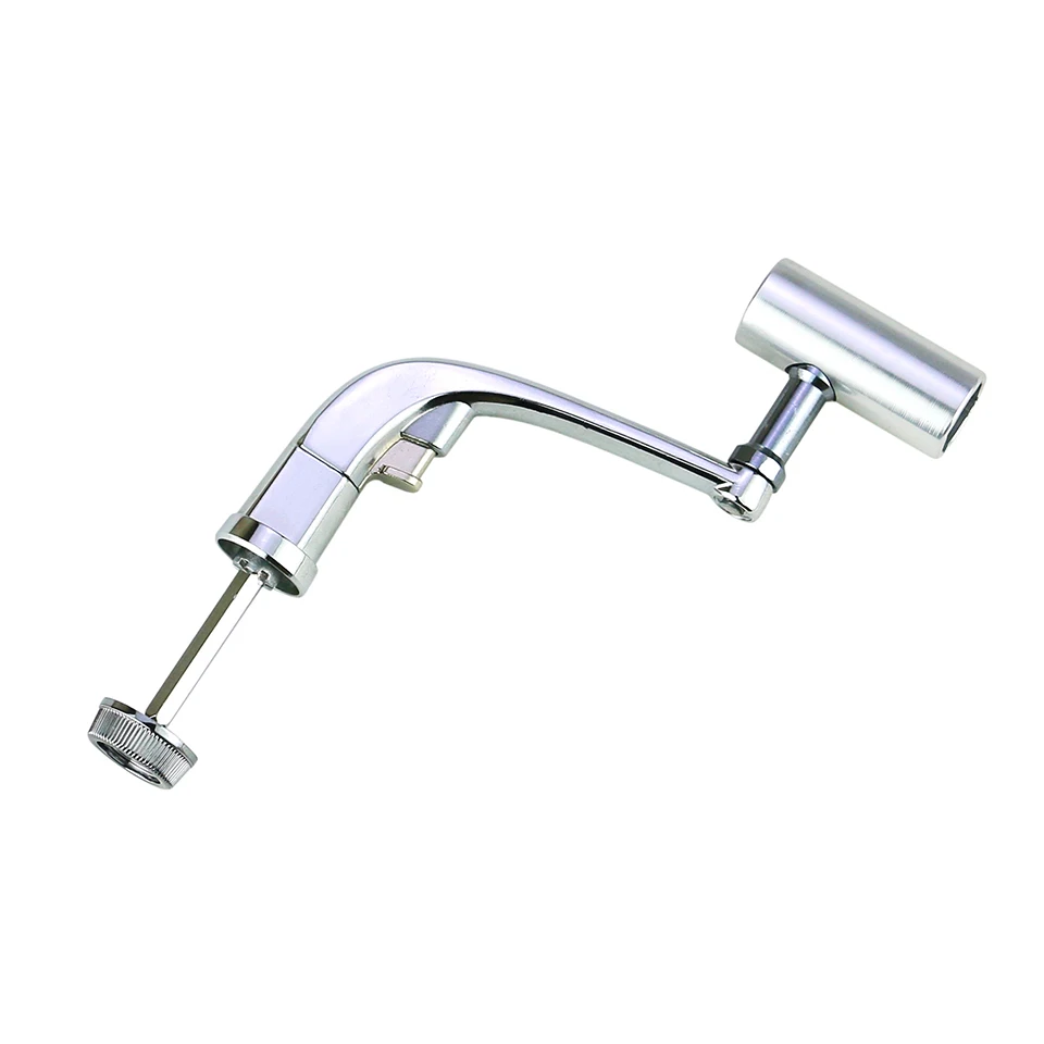 WALK FISH-carrete de pesca giratorio, 1 unidad, brazo basculante plegable de Metal completo, Mango para rueda 1000-7000, accesorios de pesca - imagen 2