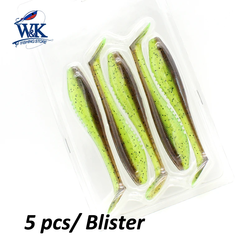 Goggle Shad 4,1 "Swimbait 10,5 cm señuelo de pesca en 5 uds/pk colores UV señuelo de Lucio de agua dulce cebo de pesca de lubina señuelo suave Zander Rig - imagen 5