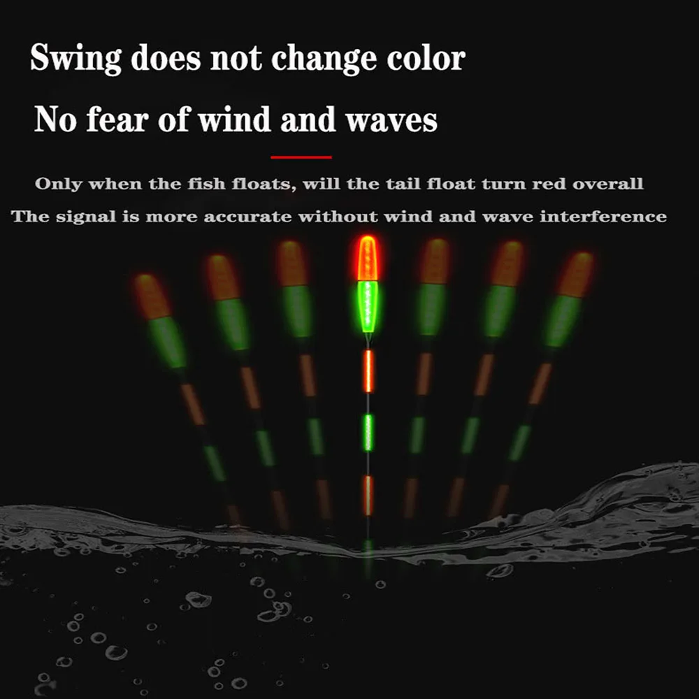 JiuYu Nano Smart Led 5g flotador de Pesca, boya de recordatorio de mordedura de pescado, Sensor de gravedad, palo nocturno eléctrico brillante - imagen 5