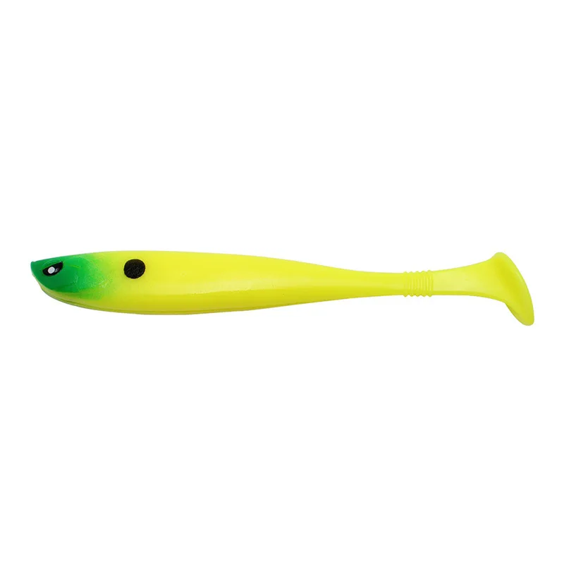Señuelo de pesca de arcoíris, cebo Biónico de cola en T de 3 piezas, 13cm/10g, para agua dulce/salada, 5 colores - imagen 4