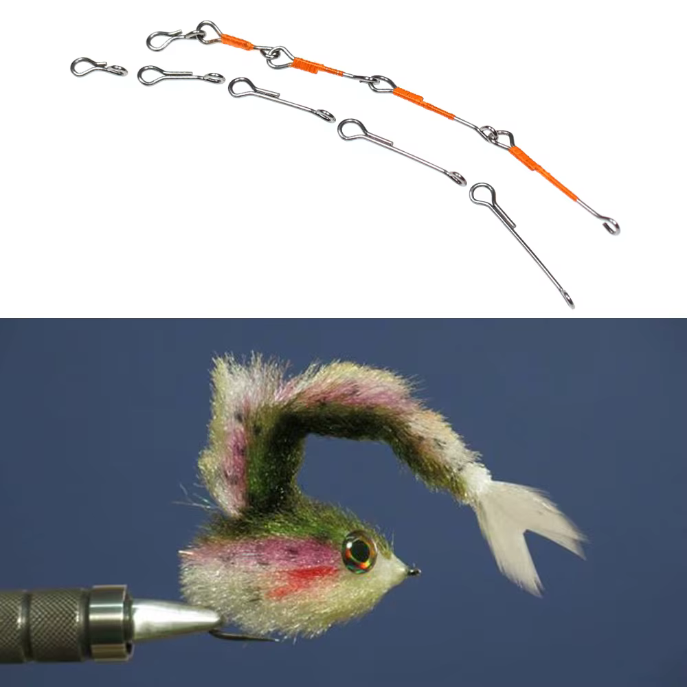 ICERIO-serpentinas articuladas de acero inoxidable para agua salada, Material de atado de moscas, cambiador fino - imagen 5