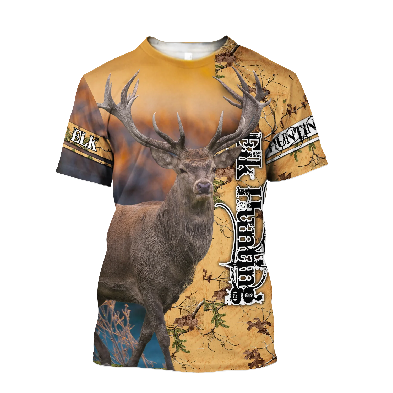 Camiseta Hipster para hombre, camisa de manga corta con estampado 3D de alce bonito, Harajuku, informal, Unisex, TX0169, verano 2021 - imagen 3