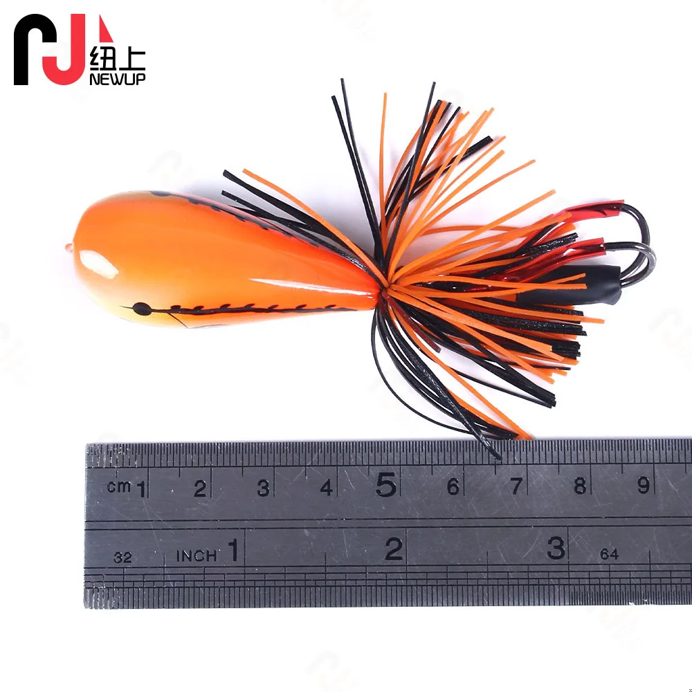Duckweed-cebo de rana de cabeza de serpiente para pesca, señuelo de rana de borla para lubina, 9cm, artículos de pesca, aparejos de pesca - imagen 5